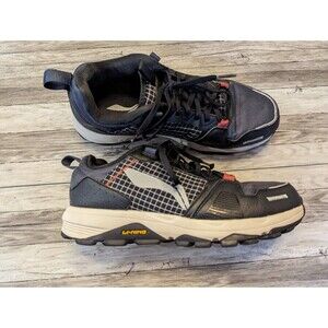 Li-Ning Mens Size 8 Basketball Running Shoes ARDR007-3 Black